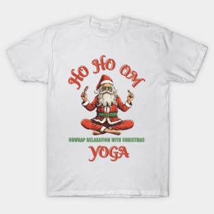 Ho Ho Om: Unwrap Relaxation with Christmas Yoga Christmas Yoga T-Shirt